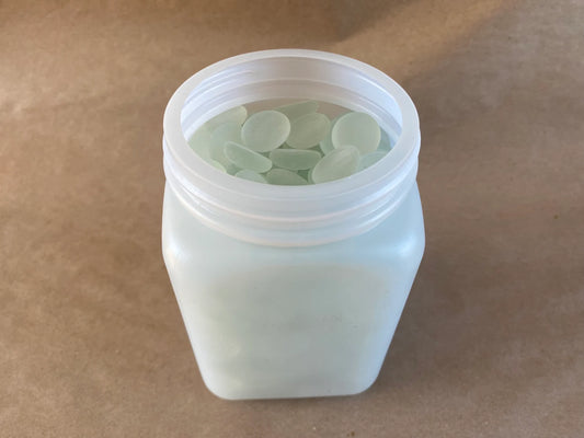 Frosty Tab - Decorative Colored Glass Rock