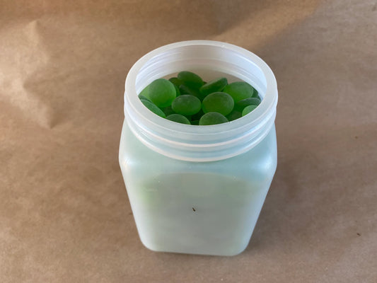 Frosty Green - Decorative Colored Glass Rock