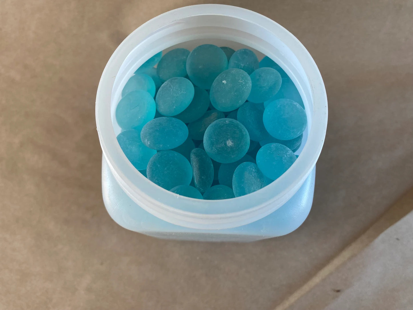 Frosty Blue - Decorative Colored Glass Rock