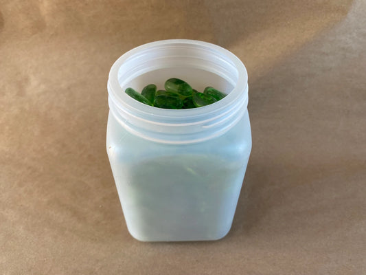 Green Beens -Decorative Colored Glass Rock