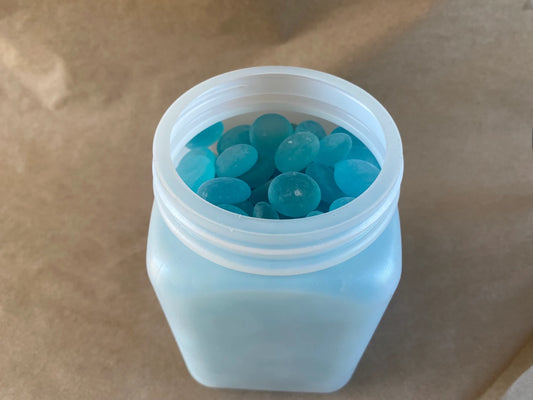 Frosty Blue - Decorative Colored Glass Rock