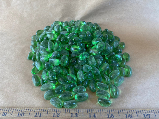 Green Beens -Decorative Colored Glass Rock
