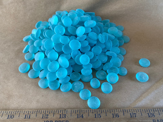 Frosty Blue - Decorative Colored Glass Rock